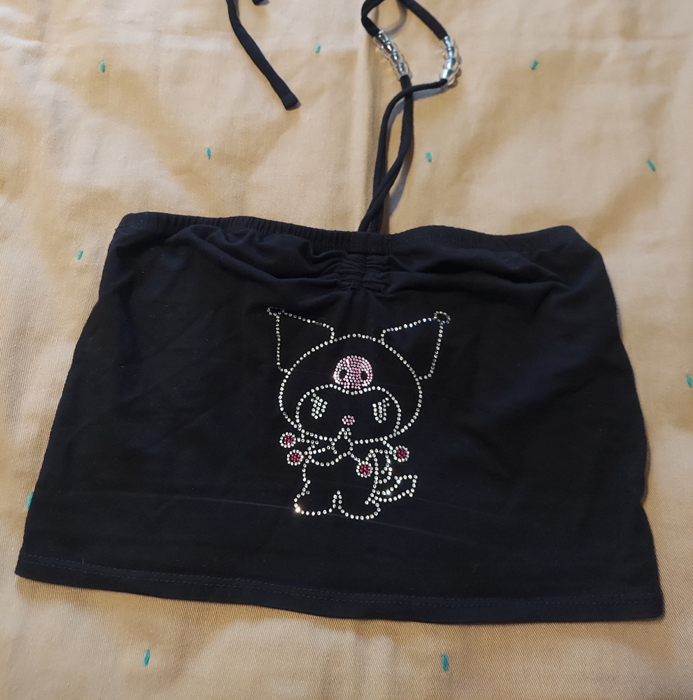 Kuromi Halter top By HOT TOPIC SzM